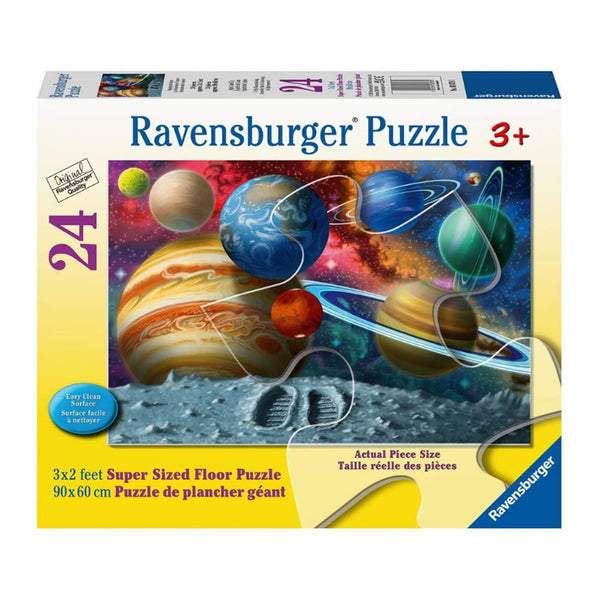 Ravensburger - Stepping Into Space Floor Puzzle - 24pcs-Panda Kids and Baby