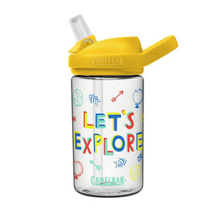 CamelBak - Eddy+ Kids 14oz Bottle - Tritan™ Renew- Let's Explore Water Bottle Camelbak 