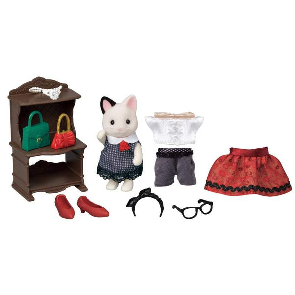 Sylvanian Families - Fashion Play Set - Tuxedo Cat Figures & Playset Sylvanian Families 