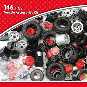 Panda Kids & Baby - 146pcs Blocks - Vehicle Accessories Kit-Panda Kids and Baby