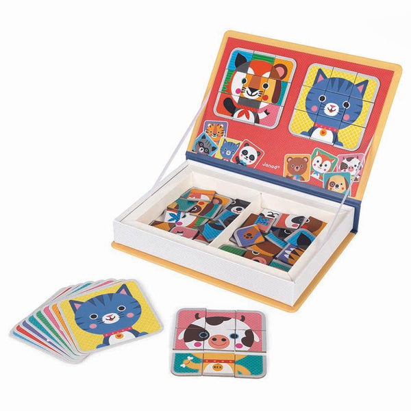 Janod - Mix & Match Magnetibook-Panda Kids and Baby