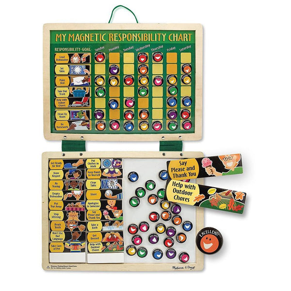 Melissa & Doug - Magnetic Responsibility Chart-Panda Kids and Baby