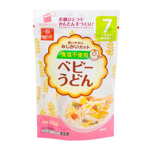 HAKUBAKU - Udon Baby Noodles - Good for Baby - 3.5oz (100g) - For 7+ Months HAKUBAKU 