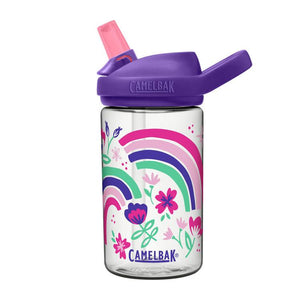 Camelbak - Eddy+ Kids 14oz Bottle - Tritan™ Renew- Rainbow Floral Water Bottle Camelbak 