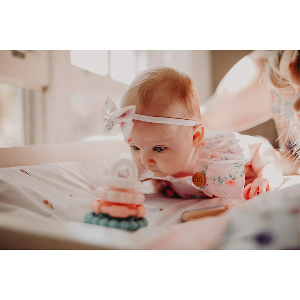 Jelly Stone Rainbow Stacker Teether & Toy - Sugar Blossom-Panda Kids and Baby