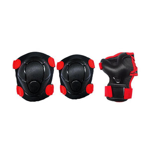 Cougar - Six Pack Protective Pad Set - Black / Red-Panda Kids and Baby