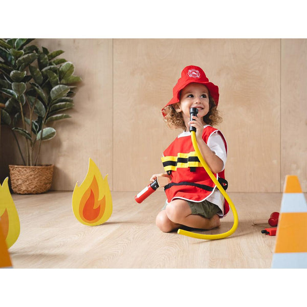 PlanToys - Fire Fighter Play Set - PT3708-Panda Kids and Baby
