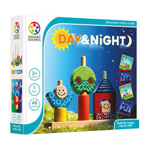 Smart Games - Day & Night-Panda Kids and Baby