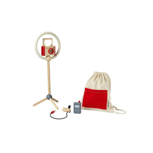 PlanToys - Vlogger Kit - PT3706-Panda Kids and Baby