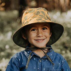 Bedhead Hats - Heritage Explorer Kids Reversible Sun Hat - Oakley / Olive Outdoor Bedhead Hat 