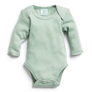 ergoPouch - Bodywear Long Sleeve Bodysuit 0.2 Tog - Sage-Panda Kids and Baby