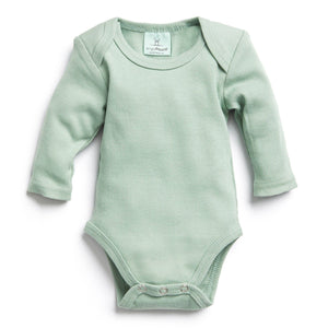 ergoPouch - Bodywear Long Sleeve Bodysuit 0.2 Tog - Sage Baby Sleeping ergoPouch 