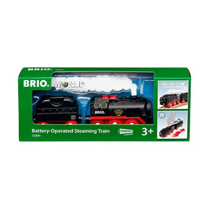 BRIO B/O - Steaming Train - 3 Pieces-Panda Kids and Baby