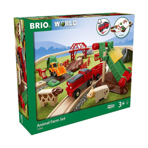 BRIO - Animal Farm Set Wooden Toys - Trains BRIO 