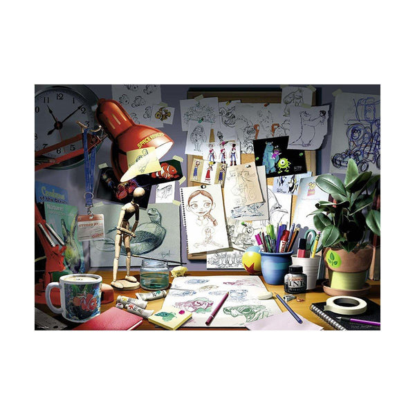 Ravensburger - Disney Pixar The Artist’s Desk - 1000pcs Puzzle Ravensburger 