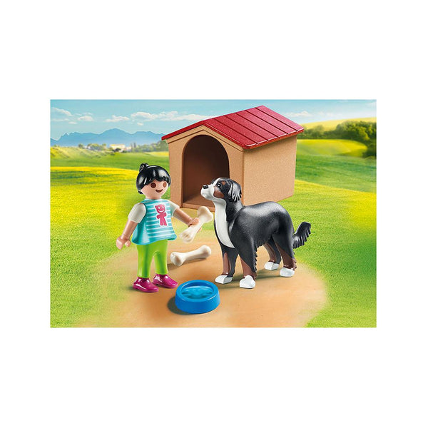 Playmobil - Country-Dog with Doghouse - PMB5024-Panda Kids and Baby