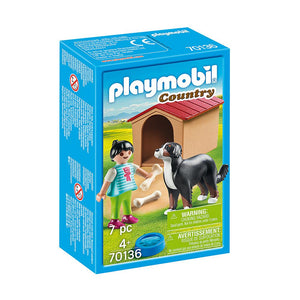 Playmobil - Country-Dog with Doghouse - PMB5024-Panda Kids and Baby