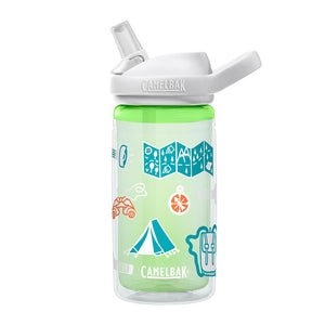 CamelBak - Eddy+ Kids Insulated 400ml Drink Bottle - Adventure Map Water Bottle Camelbak 