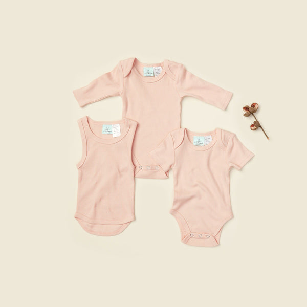 ergoPouch - Bodywear Long Sleeve Bodysuit 0.2 Tog - Shell-Panda Kids and Baby