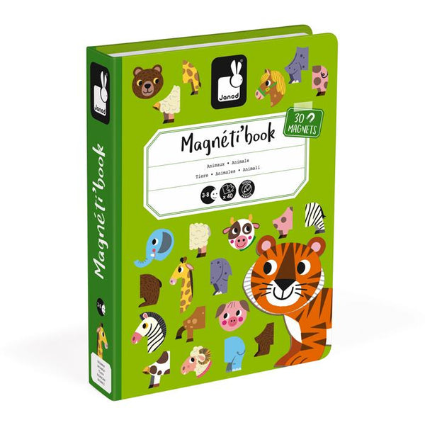 Janod - Animals Magnetibook-Panda Kids and Baby