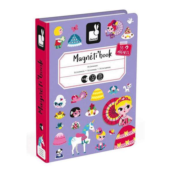 Janod - Princesses Magnetibook Early Learning Toys Janod 