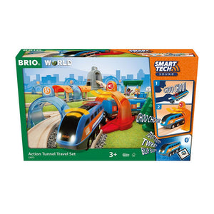BRIO - Smart Tech Sound Action Tunnel Travel Set Wooden Toys - Trains BRIO 