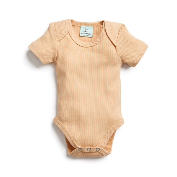ergoPouch - Bodywear Short Sleeve Bodysuit 0.2 Tog - Wheat-Panda Kids and Baby