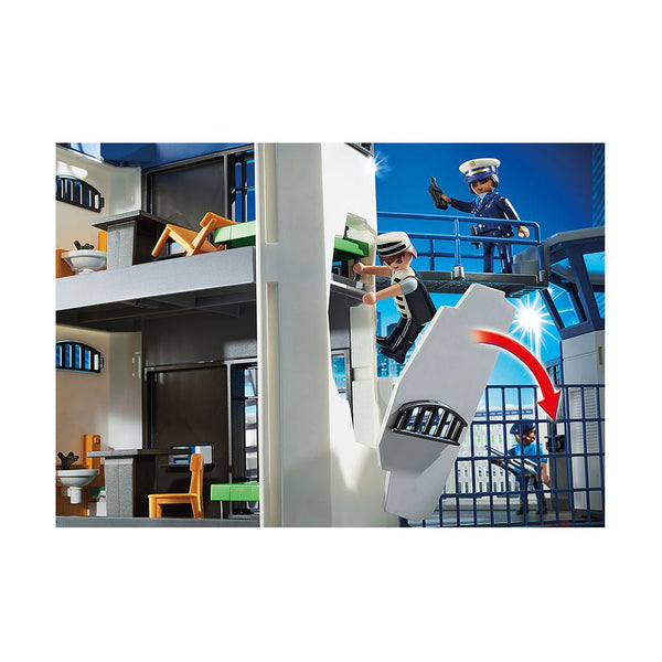 Playmobil - Police Headquarters with Prison - PMB6919-Panda Kids and Baby