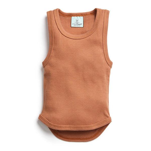 ergoPouch - Bodywear Singlet 0.2 Tog - Chestnut-Panda Kids and Baby