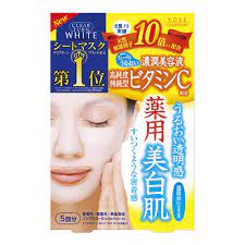 Kose Cosmetic - Clear Turn Facial Mask Vitamin C - 5 Pcs