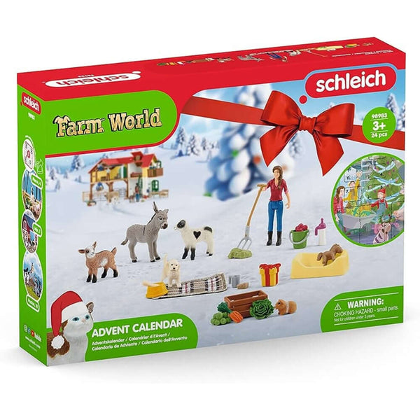 Schleich - Advent Calendar Farm World-Panda Kids and Baby