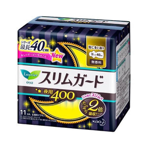 KAO Lauríer - Slimguard Night Pads with Wings 40cm - 11pcs - Made in Japan-Panda Kids and Baby