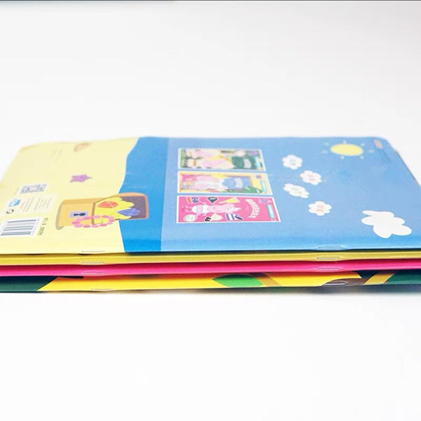 小猪佩奇趣味贴纸游戏书（第二辑4册套装）-Panda Kids and Baby