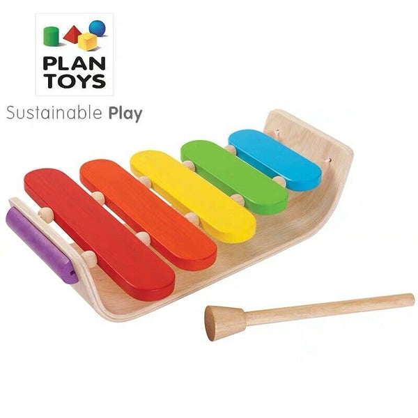 PlanToys - Oval Xylophone - PT6405-Panda Kids and Baby