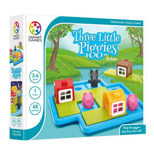 Smart Games - Three Little Piggies Deluxe-Panda Kids and Baby