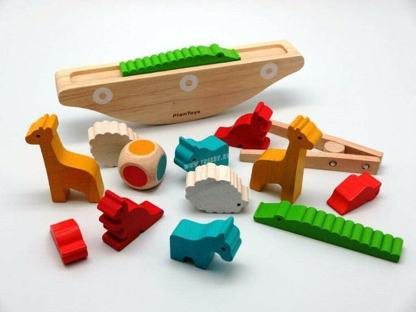 PlanToys - Balancing Boat - PT5136-Panda Kids and Baby