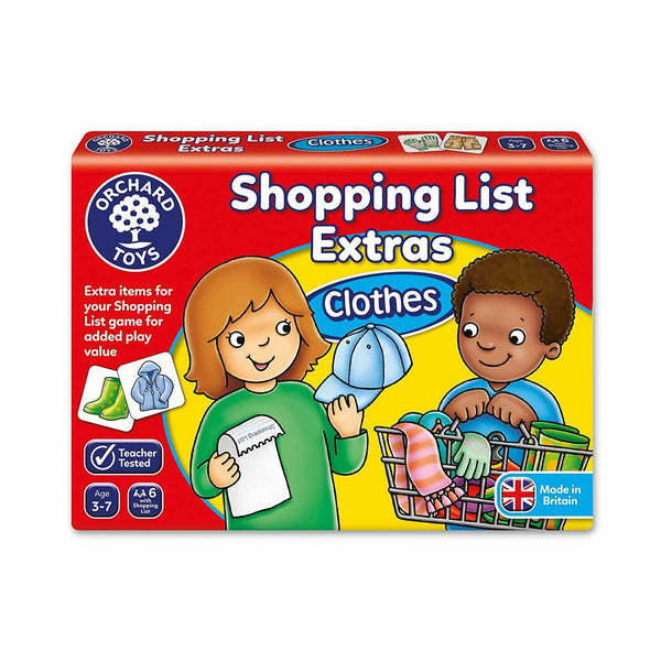 Orchard Toys - Shopping List /Fruit & Veg Extra/ Clothes Extra Early Learning Games Orchard Toys Clothing Extra 
