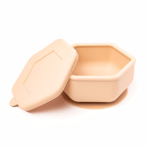 Silicone Bowl and Lid Set - Sand Dishware Tiny Twinkle 