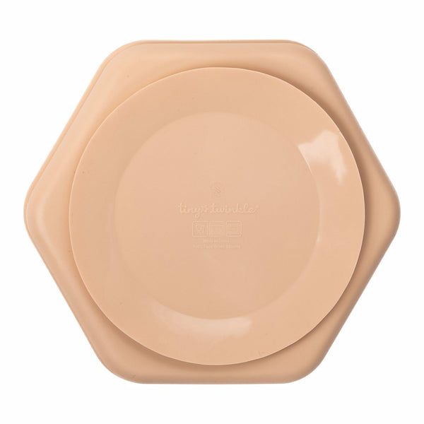 Silicone Suction Plate - Sand Dishware Tiny Twinkle 
