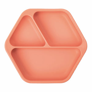 Silicone Suction Plate - Coral Dishware Tiny Twinkle 