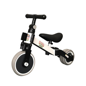 Panda Kids & Baby - 2 in1 Foldable Balance Bike & Tricycle Ride-on Toys Panda Kids & Baby White 