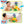 Anpanman - Anpanman & Dadandan Splash Water Bath Slider-Panda Kids and Baby