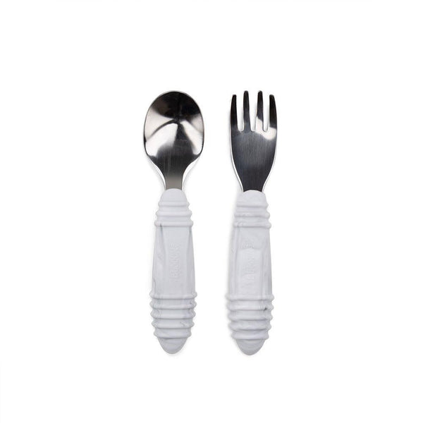 Bumkins - Spoon and Fork - Multi Colours Available-Panda Kids and Baby