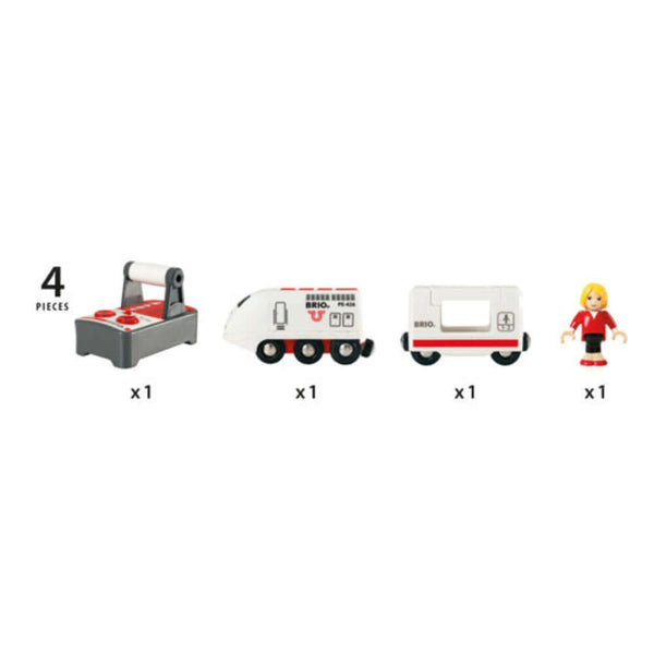 BRIO - RC Travel Train 4 pieces-Panda Kids and Baby