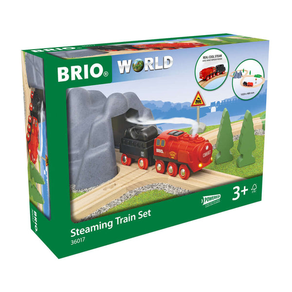 BRIO - Steaming Train Set 24 Pieces-Panda Kids and Baby