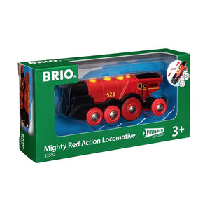 BRIO B/O - Mighty Red Action Locomotive Wooden Toys - Trains BRIO 