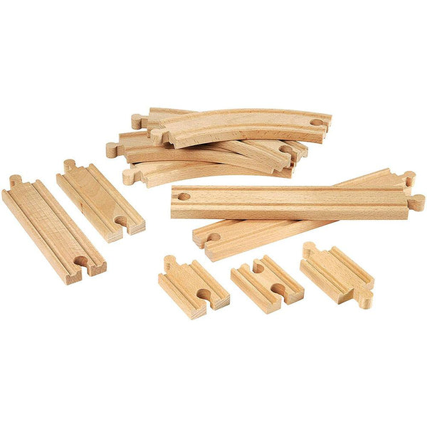 BRIO Tracks - Expansion Pack Beginner - 11 Pieces-Panda Kids and Baby