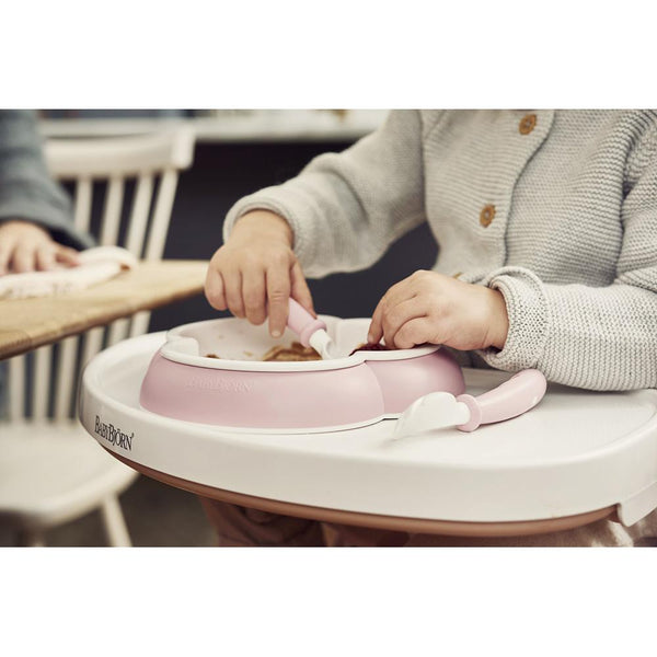 BabyBjörn - Baby Plate, Spoon & Fork – Two Sets - Made in Sweden-Panda Kids and Baby