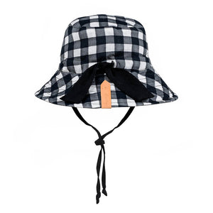Bedhead - 'Explorer' Kids Reversible Classic Bucket Hat - Blake & Ebony-Panda Kids and Baby