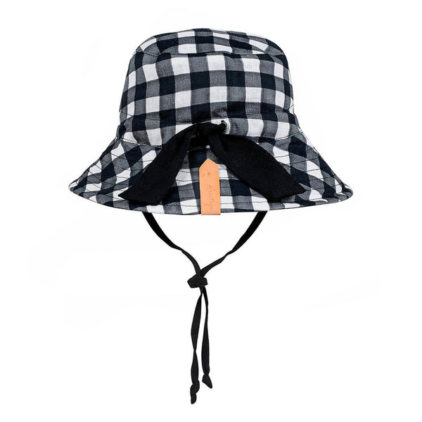 Bedhead - 'Explorer' Kids Reversible Classic Bucket Hat - Blake & Ebony-Panda Kids and Baby